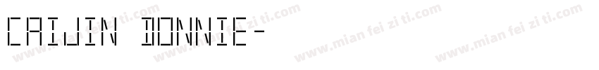 CAIJIN Donnie字体转换